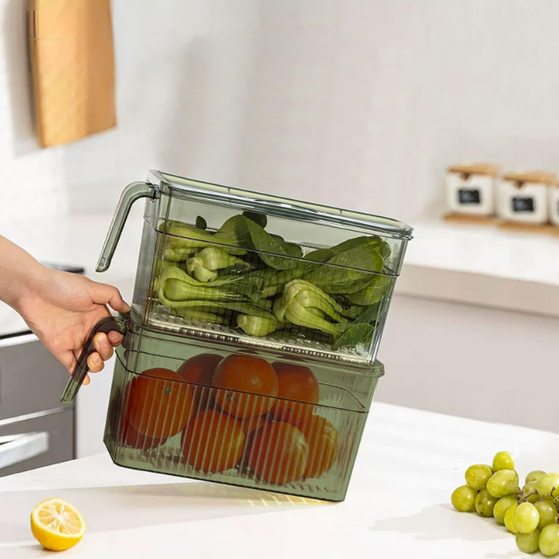 Boîtes de conservation de fruits et légumes pour le réfrigérateur - conservent la fraîcheur jusqu'à 7 jours