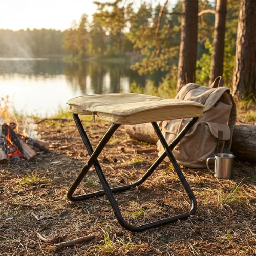 La chaise portable est légère, donc les vibrations sont correctes, et le siège est confortable, soulageant ainsi l'inconfort de la position debout.