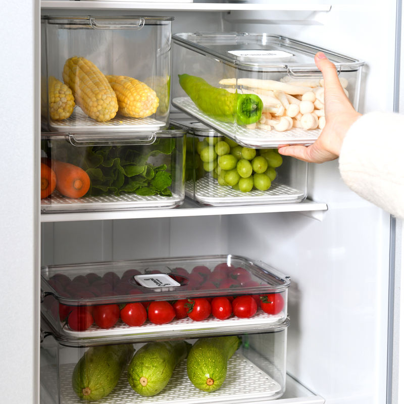 BAYTIGO® Conteneur de stockage de boulettes simples, organisateur de cuisine et de réfrigérateur