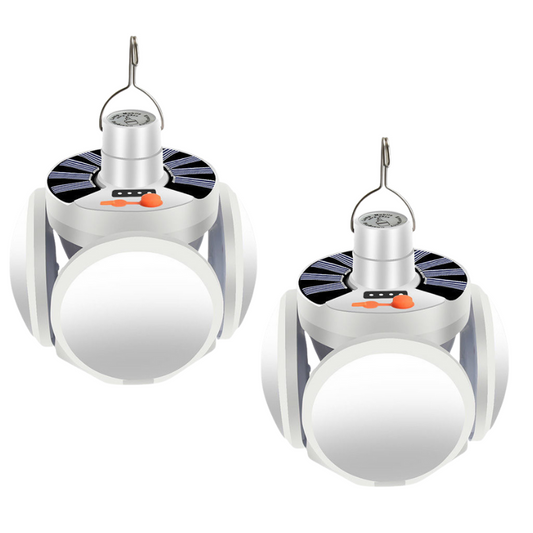 مصباح شمسي قابل للطي  مثالي للطوارئ والرحلات والأسواق