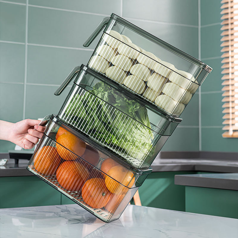 Boîtes de conservation de fruits et légumes pour le réfrigérateur - conservent la fraîcheur jusqu'à 7 jours