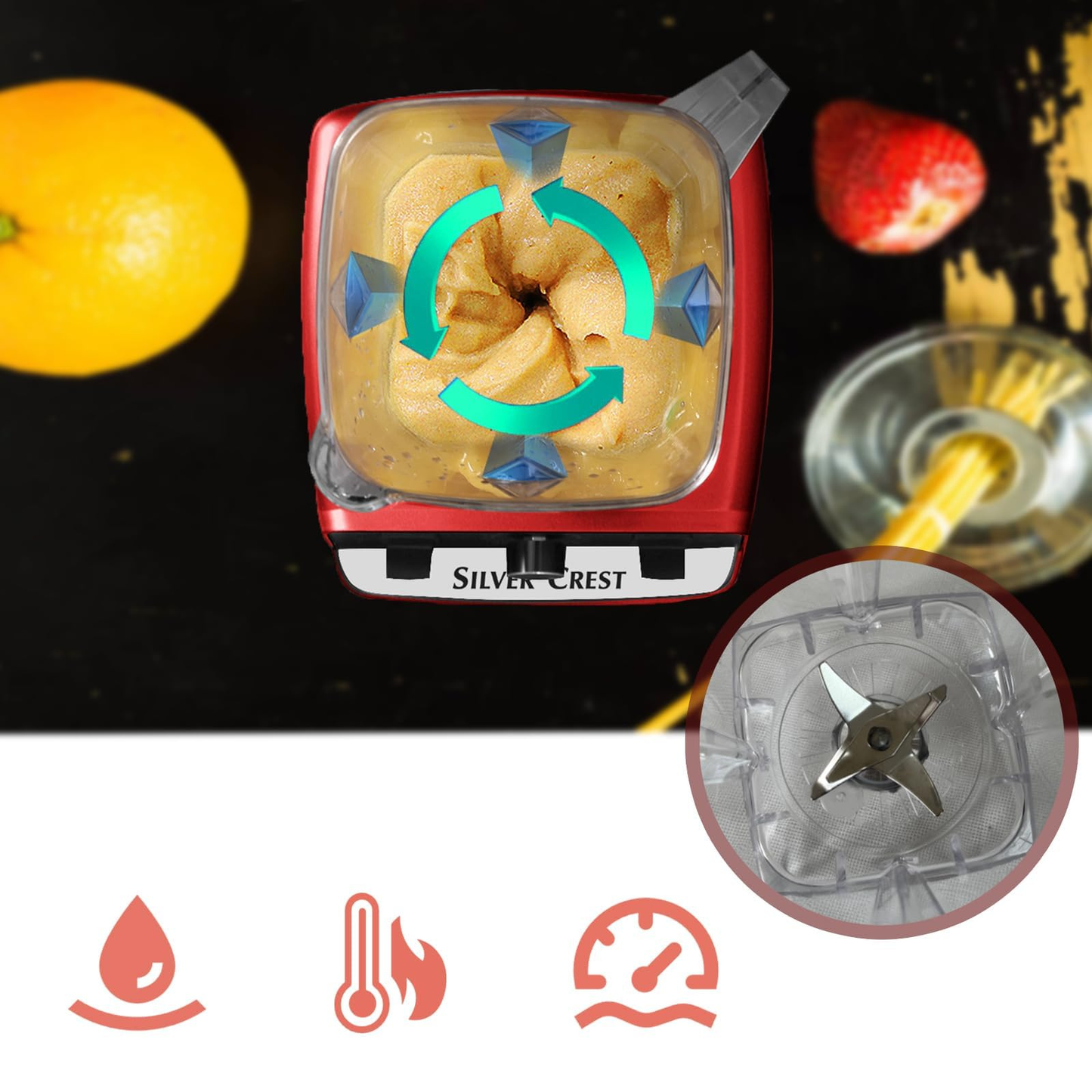 الخلاط الوحش من Silver Crest بقوة 9600 واط - يطحن الحجر والزاج 🌪️