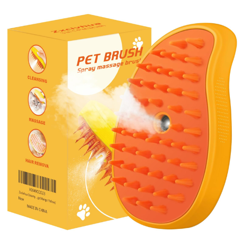 Soin complet pour l'hygiène de votre chat : brosse vapeur 3 en 1 🐾