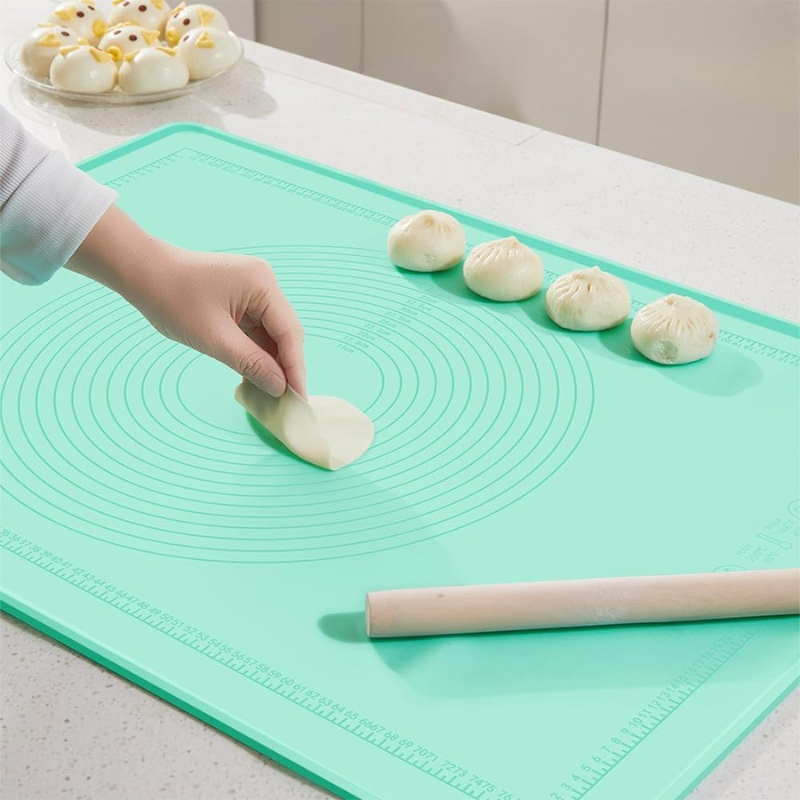 Grand tapis en silicone + 2 moules à gâteaux en acier inoxydable 🍰