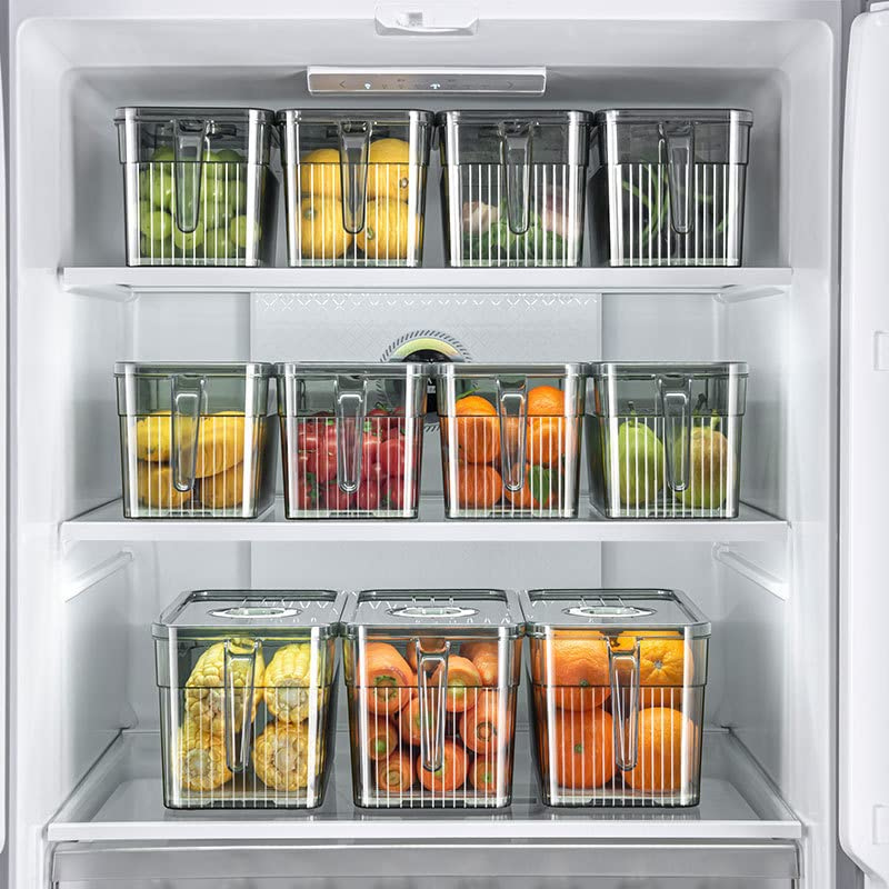 Boîtes de conservation de fruits et légumes pour le réfrigérateur - conservent la fraîcheur jusqu'à 7 jours