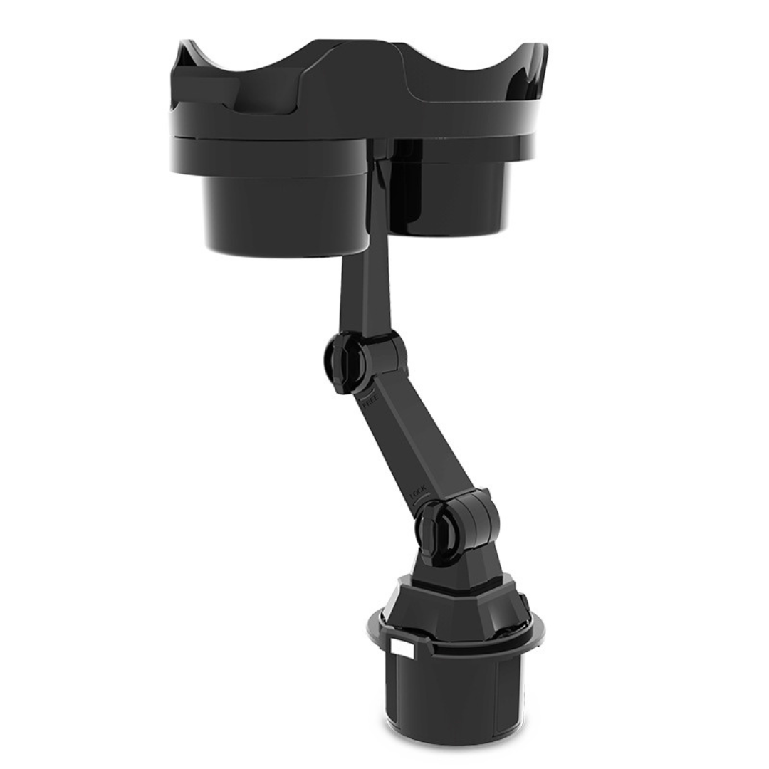 Porte-gobelet de voiture réglable avec plateau rotatif à 360 degrés