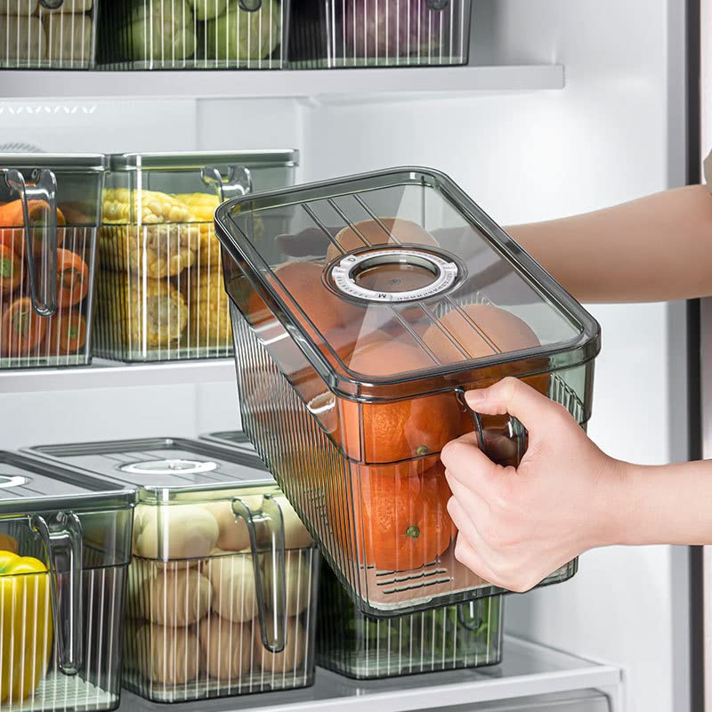 Boîtes de conservation de fruits et légumes pour le réfrigérateur - conservent la fraîcheur jusqu'à 7 jours