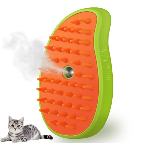 Soin complet pour l'hygiène de votre chat : brosse vapeur 3 en 1 🐾