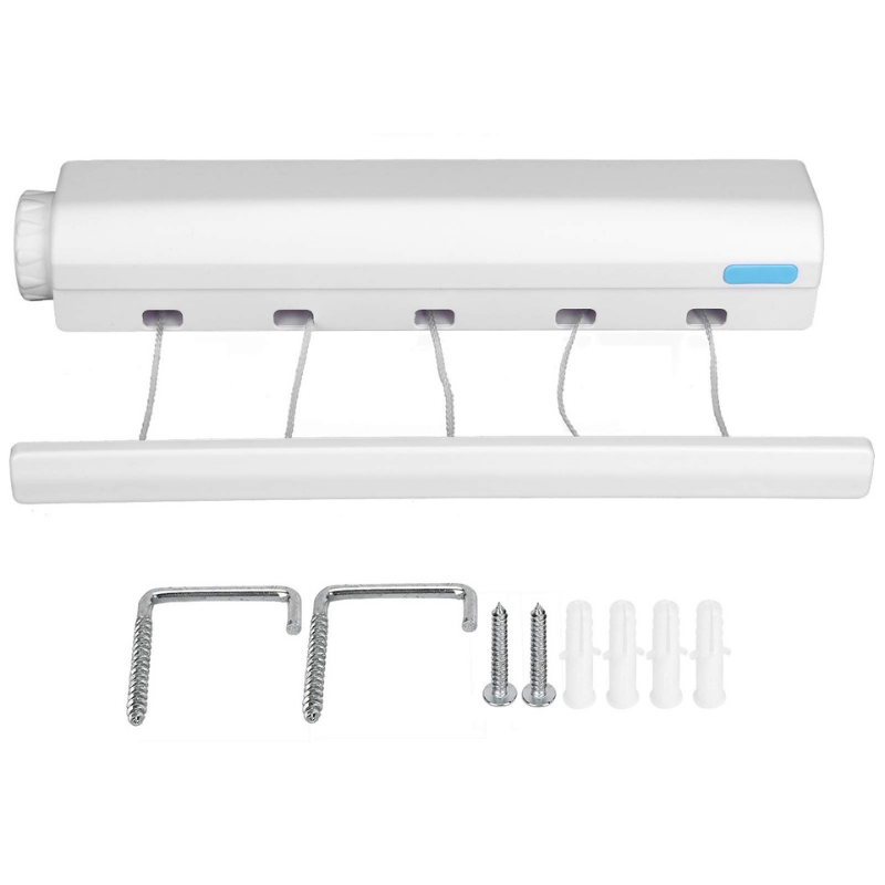 BAYTIGO® Corde à linge intérieure rétractable pour un séchage plus facile et plus rapide