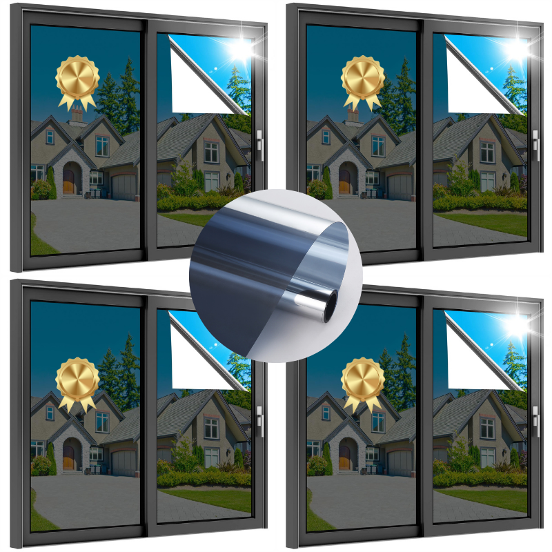 🪟 Autocollant 3D pour verre - Bloque le soleil et la chaleur... et votre cadeau est livré avec 🎁