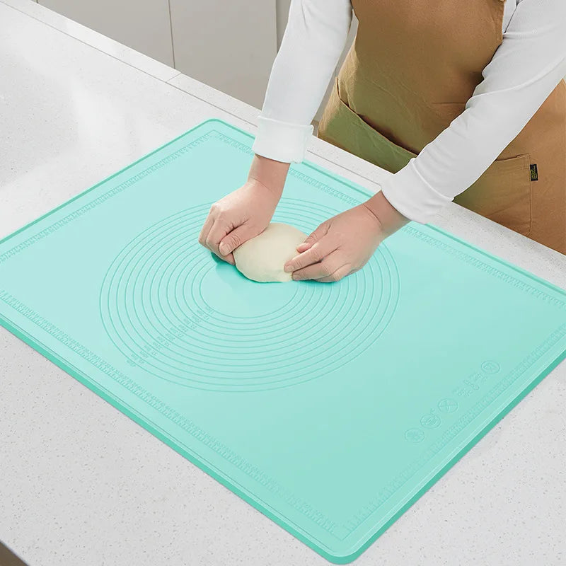 Grand tapis en silicone + 2 moules à gâteaux en acier inoxydable 🍰