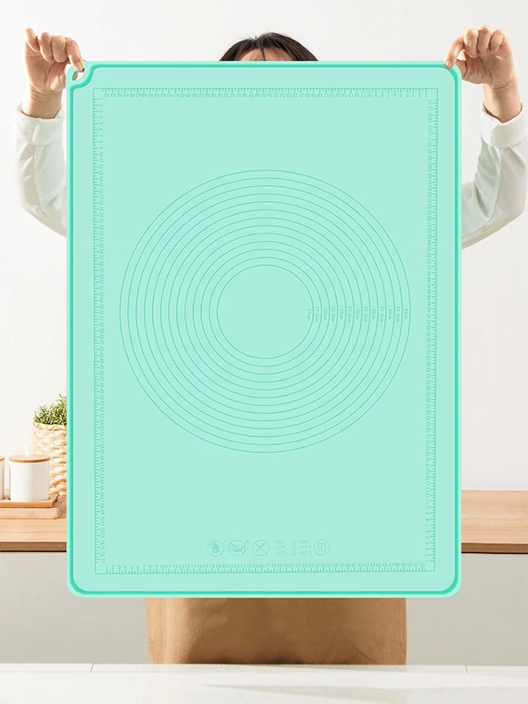 Grand tapis en silicone + 2 moules à gâteaux en acier inoxydable 🍰