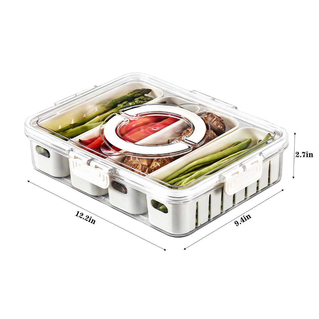 علبة تخزين مبردة للفواكه والخضروات