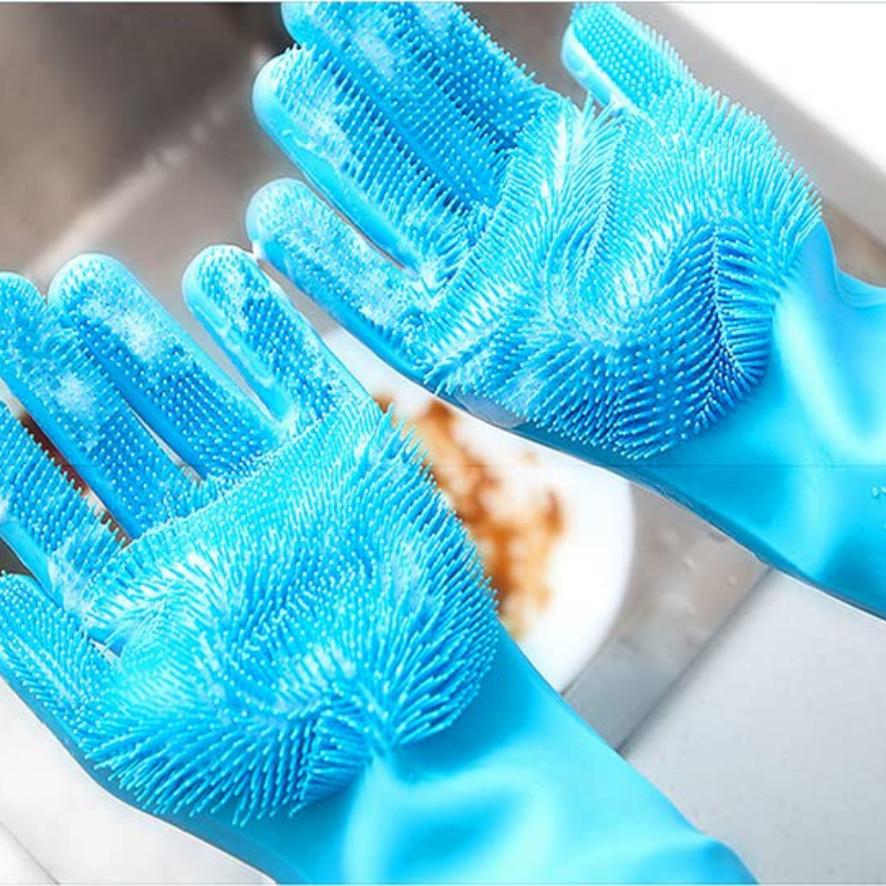 قفازات لغسل الأطباق من السيليكون