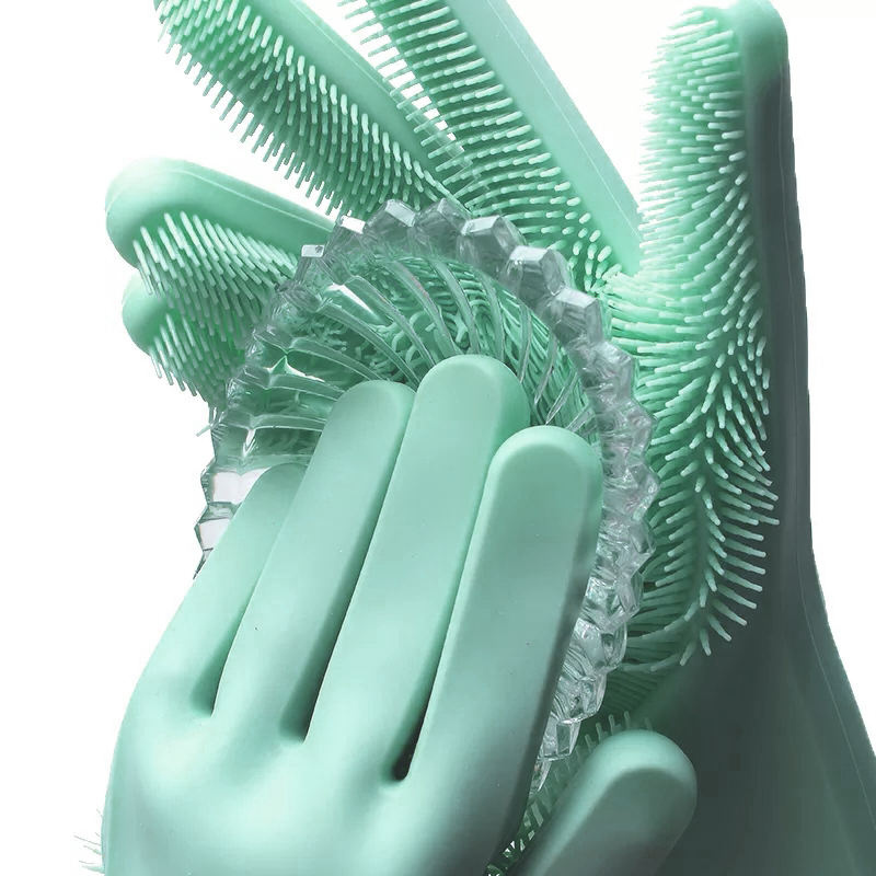 قفازات لغسل الأطباق من السيليكون