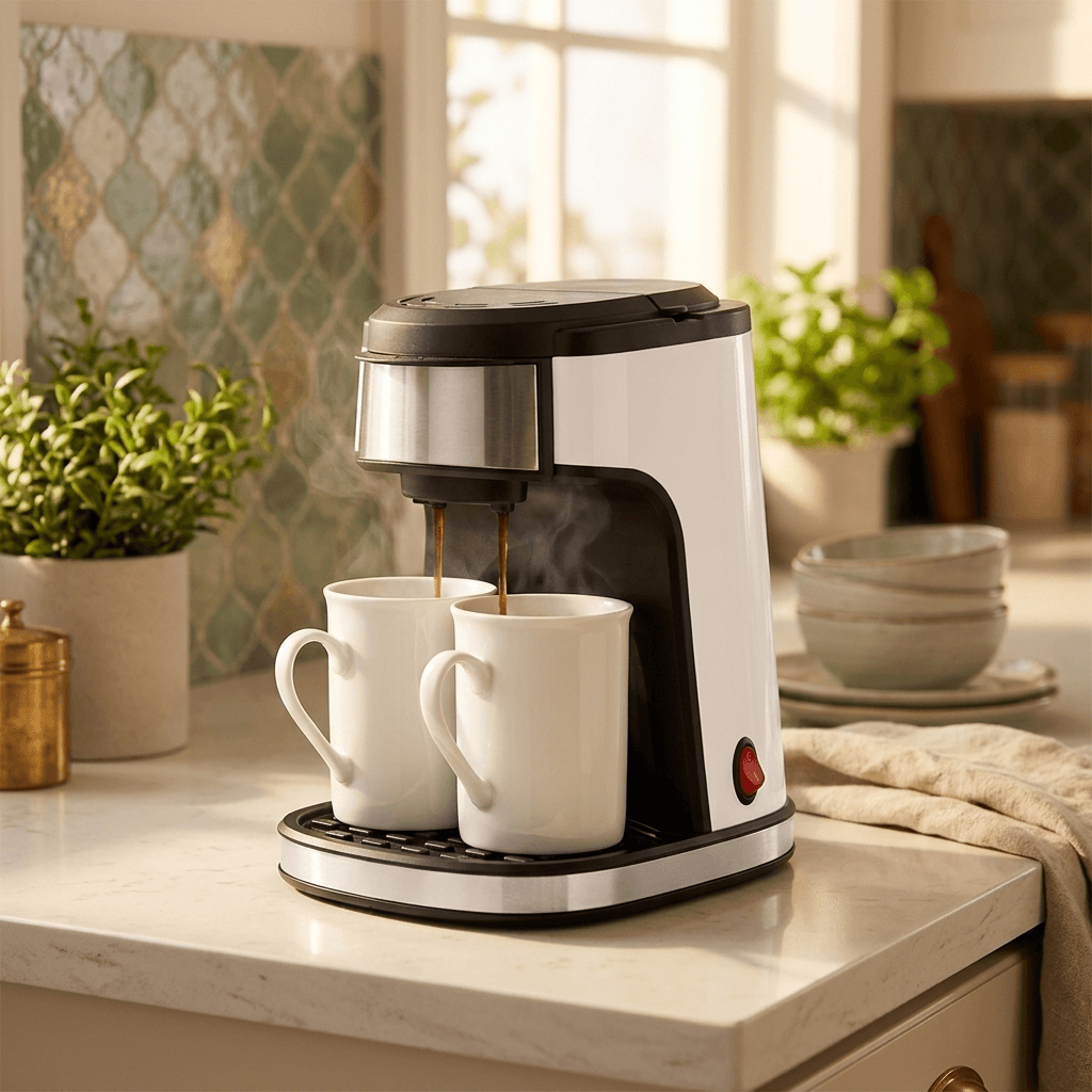 ماكينة قهوة صغيرة بجوج كيسان ☕ | خفيفة قهوة سخونة فدقائق