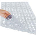 Tapis De Baignoire Antidérapant En Silicone - 43x91 Cm - Blanc, Respirant Et Lavable - 2