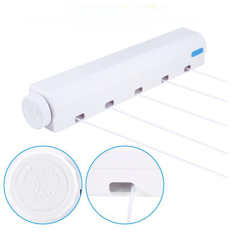 BAYTIGO® Corde à linge intérieure rétractable pour un séchage plus facile et plus rapide