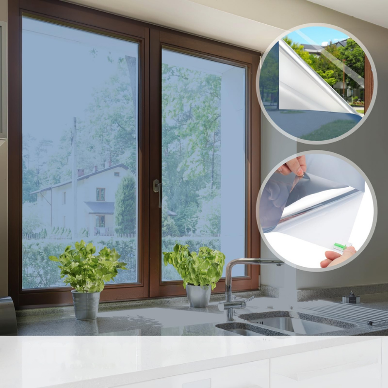 🪟 Autocollant 3D pour verre - Bloque le soleil et la chaleur... et votre cadeau est livré avec 🎁 
