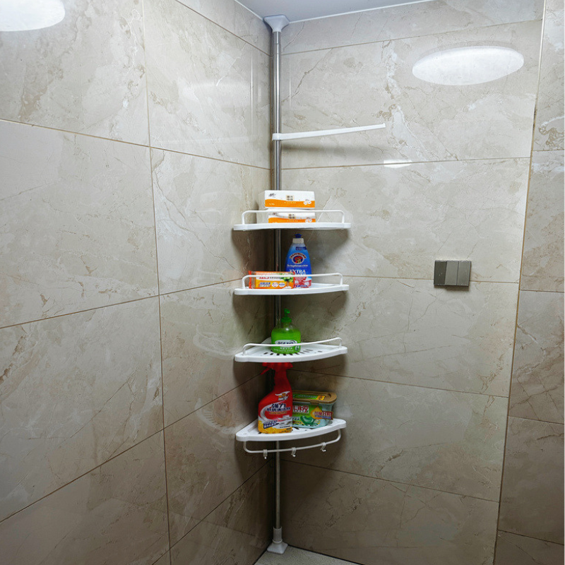 Organisateur de salle de bain à plusieurs niveaux pour ranger tous vos produits de bain essentiels.