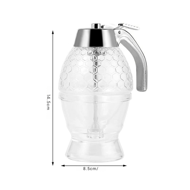 BAYTIGO® Distributeur Luxe avec support - Capacité 200 ml, design nid d'abeille pour l'élégance et une répartition parfaite