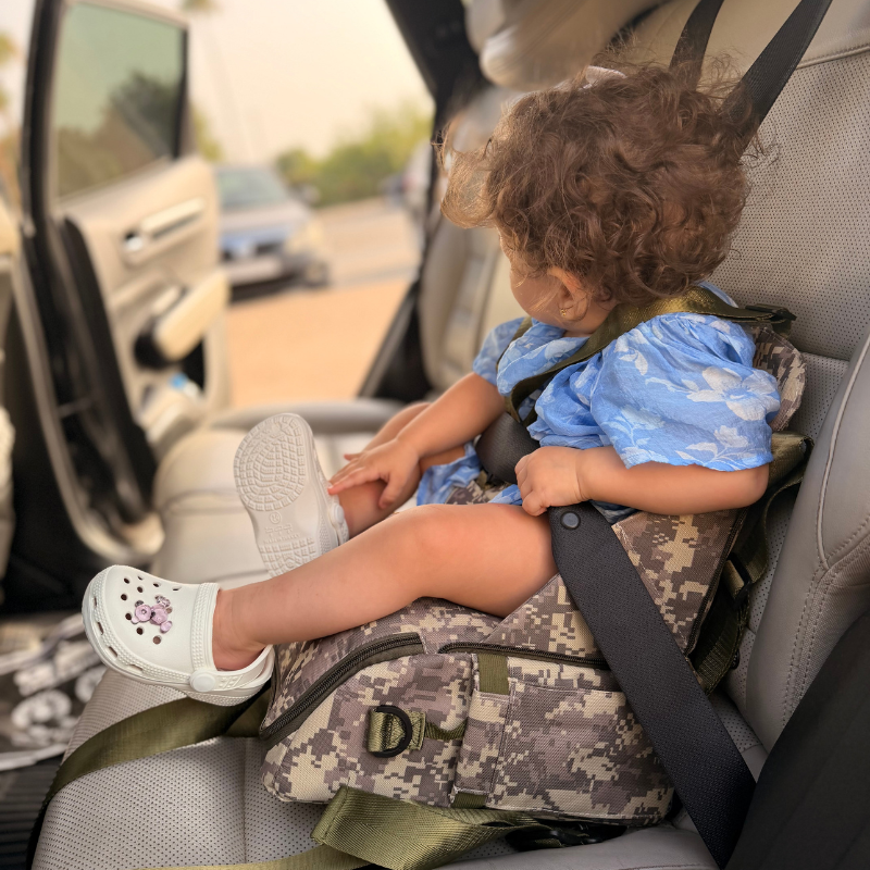 Enfin, sortez confortablement avec la chaise portable qui changera votre vie avec votre enfant.