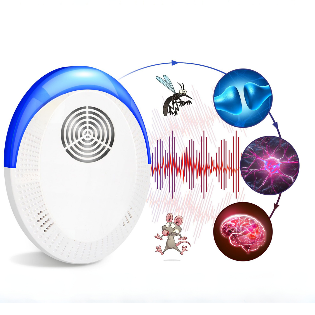 Répulsif antiparasitaire à ultrasons BAYTIGO®, ensemble de 6 appareils efficaces
