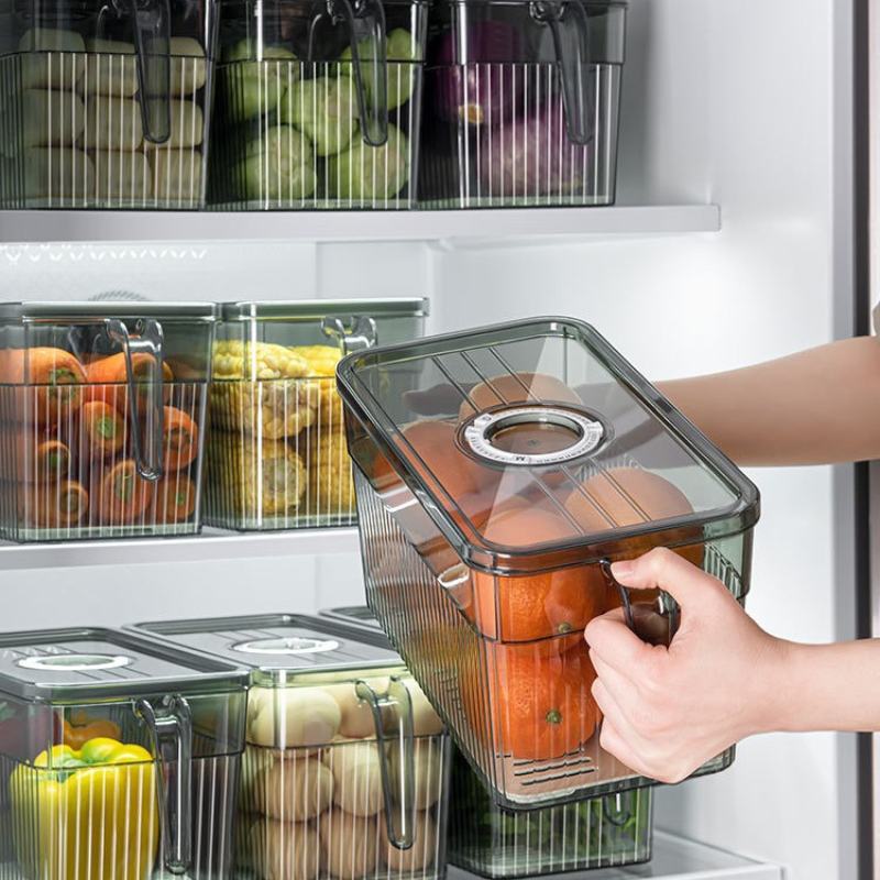 Boîtes de conservation de fruits et légumes pour le réfrigérateur - conservent la fraîcheur jusqu'à 7 jours