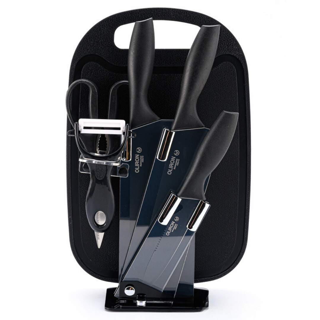 Ensemble de cuisine en acier inoxydable 7 pièces