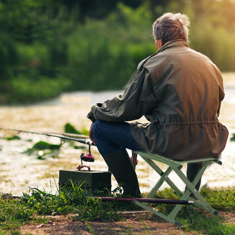 La chaise pliante en métal BAYTIGO® est idéale pour les pique-niques et les jardins