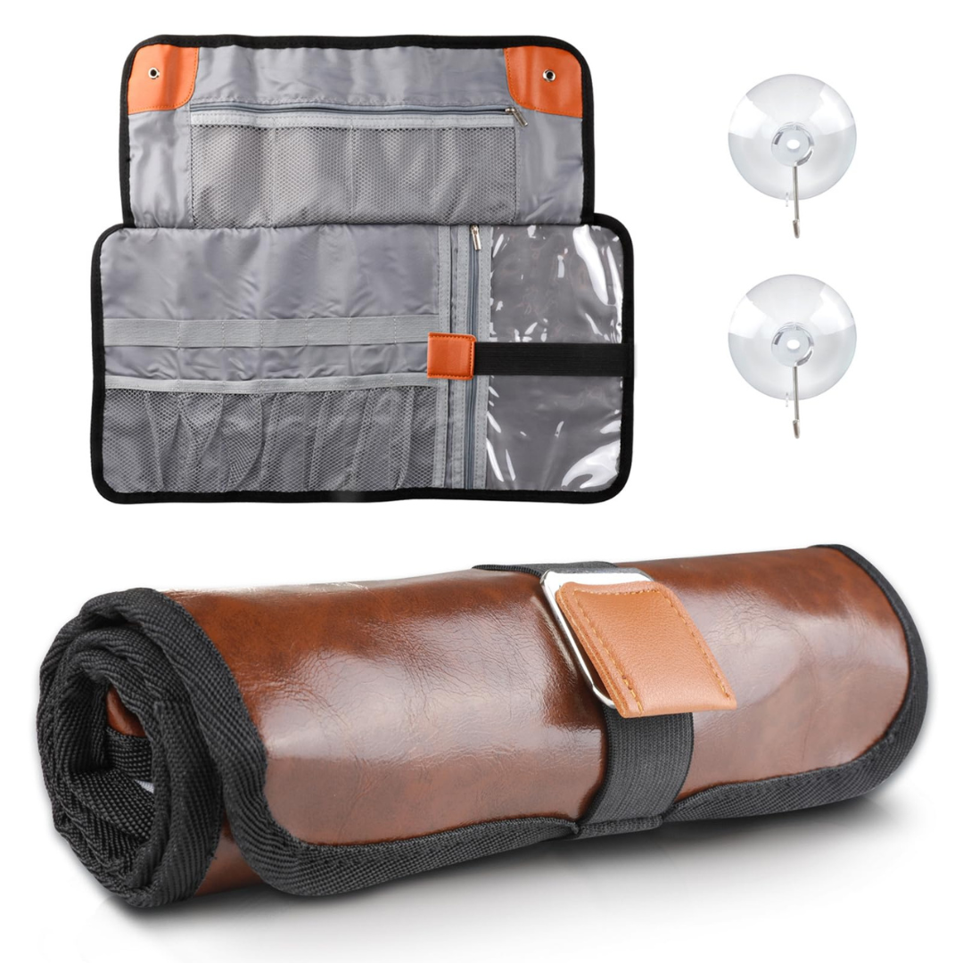 Trousse de toilette de voyage BAYTIGO® Conception compacte à bille, idéale pour les hommes