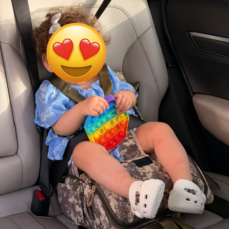 Enfin, sortez confortablement avec la chaise portable qui changera votre vie avec votre enfant.