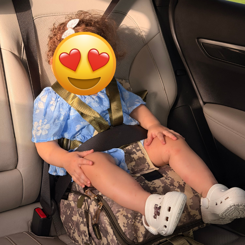 Enfin, sortez confortablement avec la chaise portable qui changera votre vie avec votre enfant.