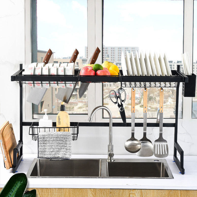 BAYTIGO® Support de rangement pour casseroles et plats de cuisine en métal pour organiser les assiettes et les ustensiles