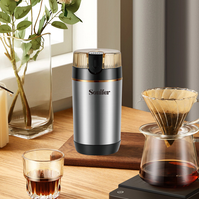 BAYTIGO® Mini moulin à café électrique pour légumineuses et épices à la maison