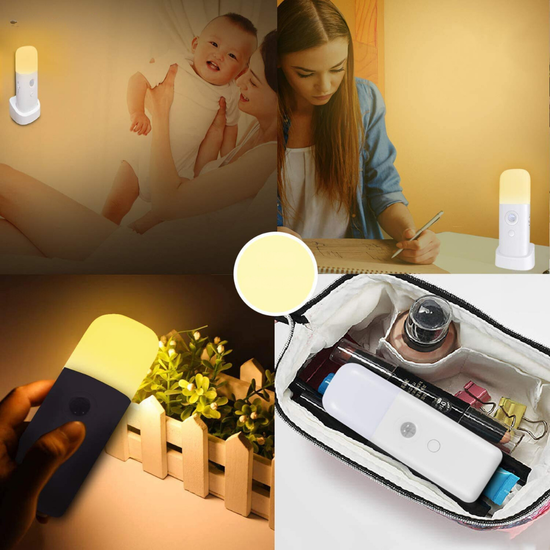 Illuminez votre espace facilement – ​​veilleuse à détection de mouvement