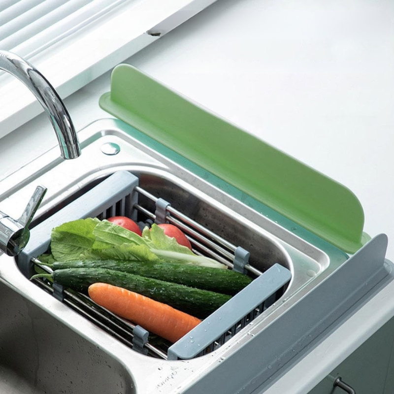 Protecteur d'évier de cuisine en silicone flexible