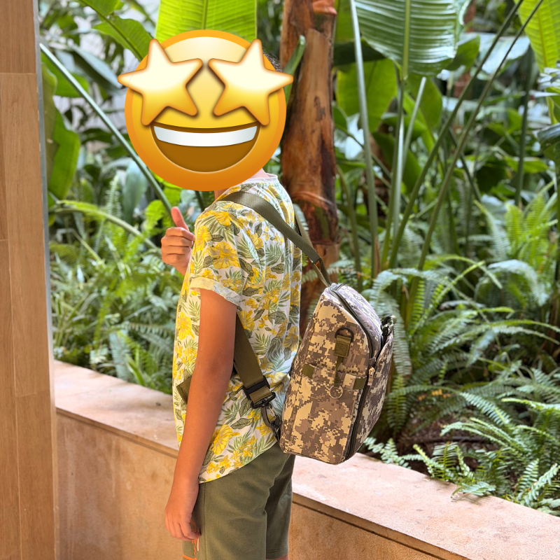 Enfin, sortez confortablement avec la chaise portable qui changera votre vie avec votre enfant.