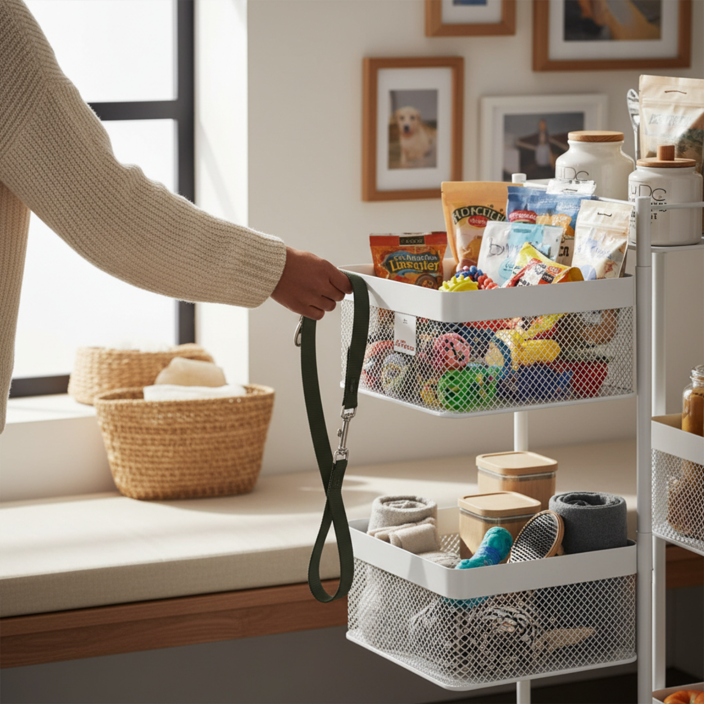 L'organisateur rotatif à 5 niveaux (360°) fera briller votre cuisine de propreté.