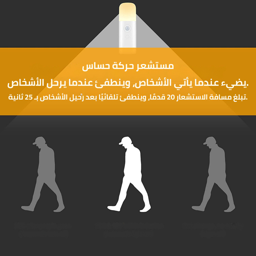 Illuminez votre espace facilement – ​​veilleuse à détection de mouvement