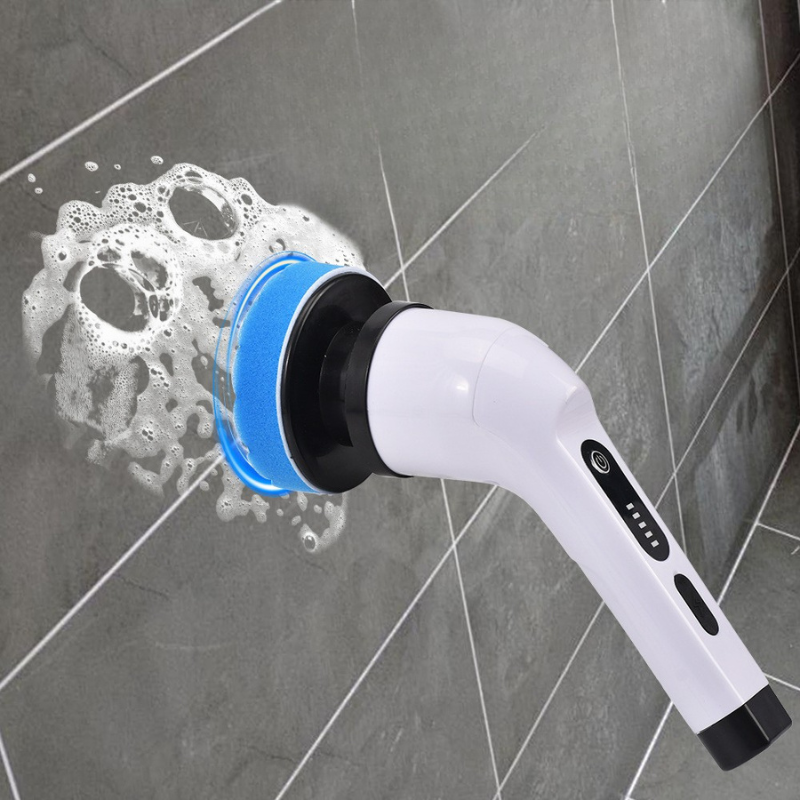 🧼 فرشاة النظافة الدوارة الكهربائية (5 في 1)