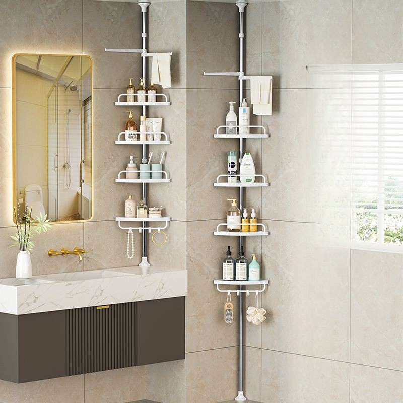 Organisateur de salle de bain à plusieurs niveaux pour ranger tous vos produits de bain essentiels.