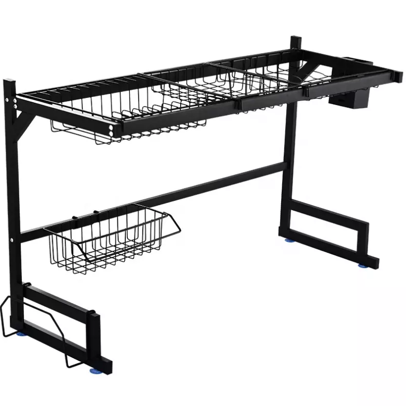 BAYTIGO® Support de rangement pour casseroles et plats de cuisine en métal pour organiser les assiettes et les ustensiles