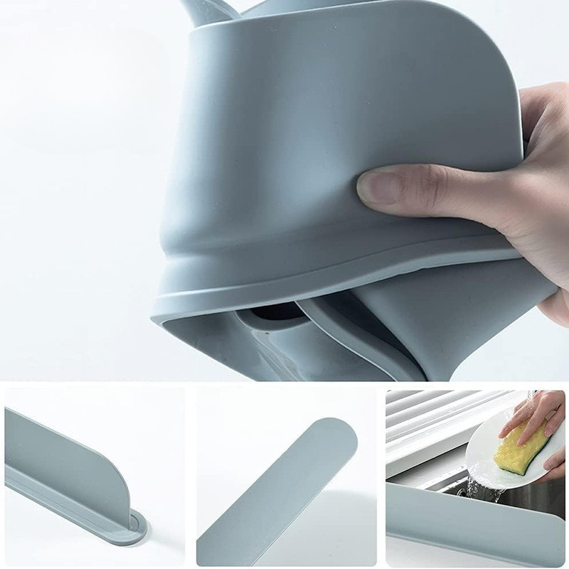 Protecteur d'évier de cuisine en silicone flexible