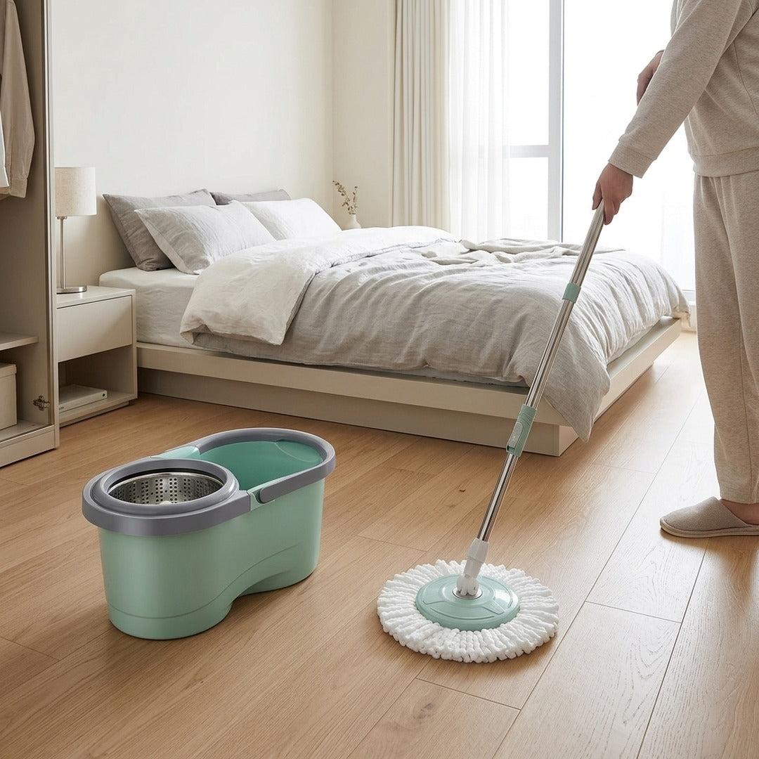 سطل الجفاف الدوار مع عصارة إينوكس — سيقي دارك بلا تمارة
