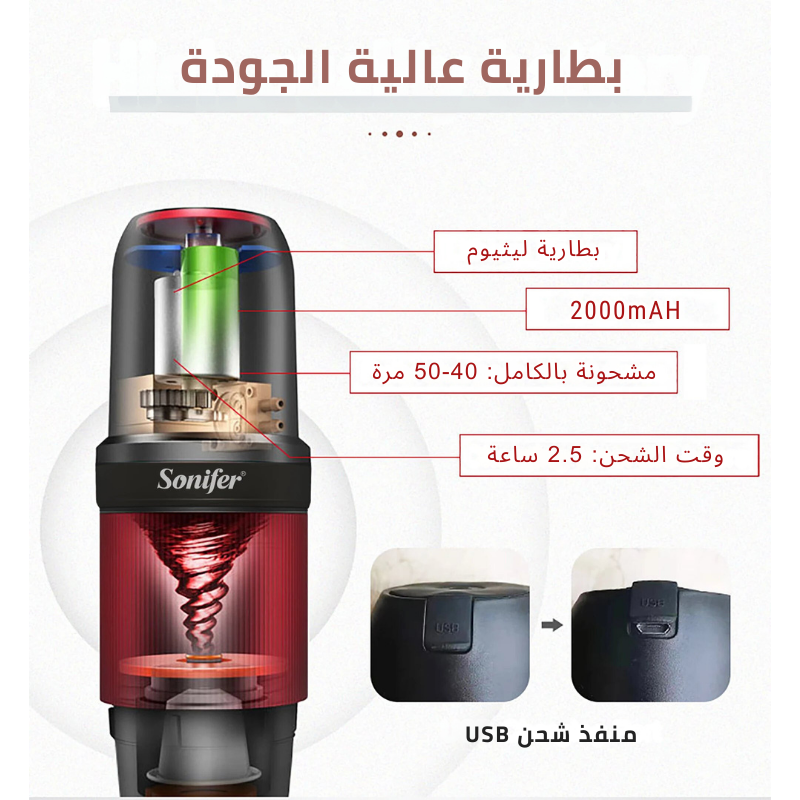 BAYTIGO®ماكينة القهوة اللاسلكية القابلة لإعادة الشحن