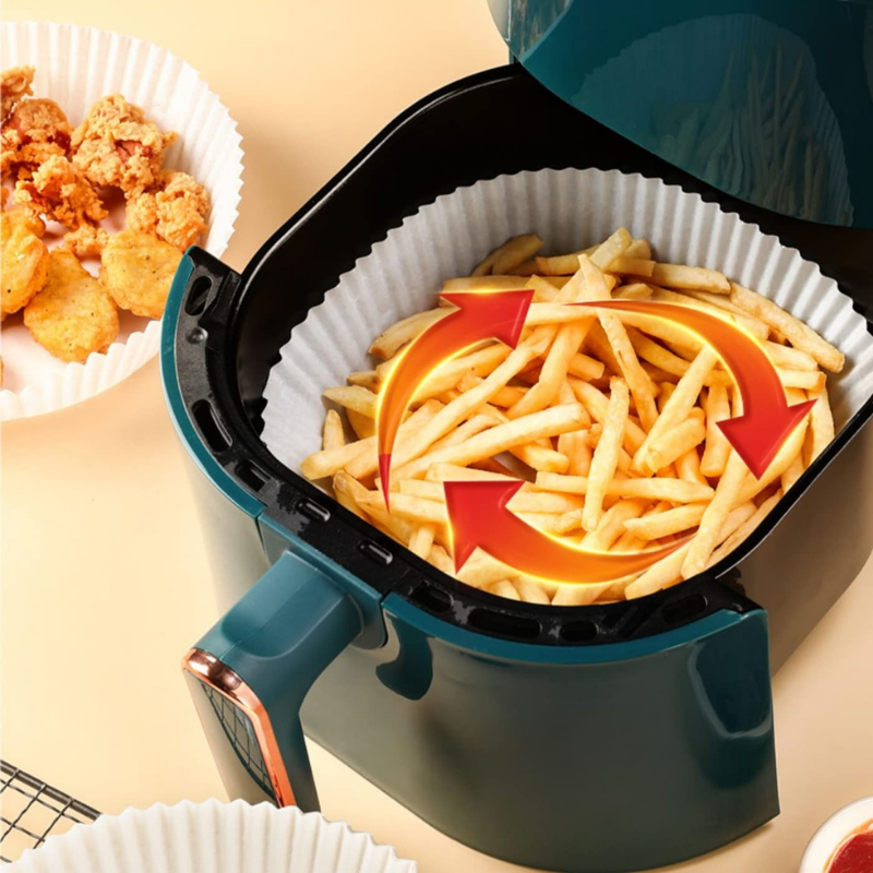 Les feuilles de friteuse à air BAYTIGO® sont antiadhésives et résistantes à l'huile et à l'eau
