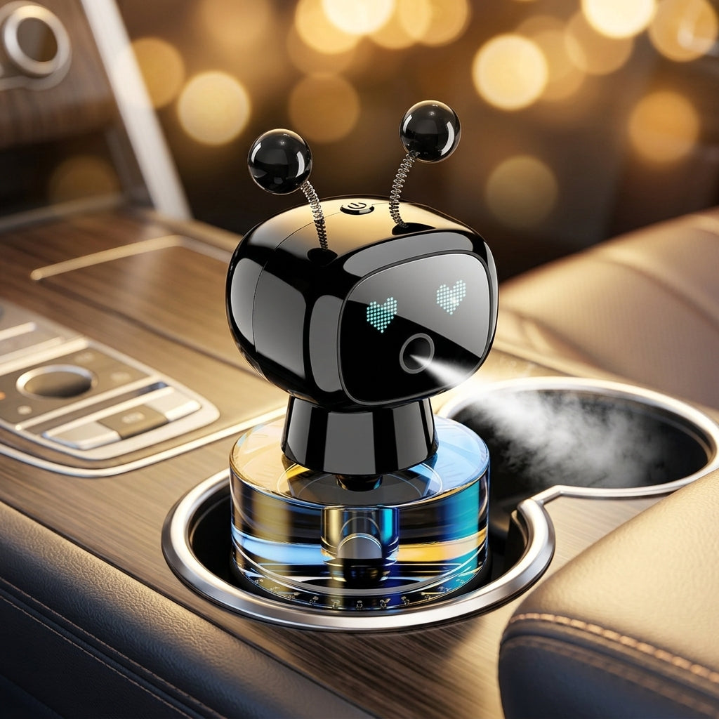 🤖 روبو ذكي كيعطر سيارتك تلقائياً وعيونو كتضوي