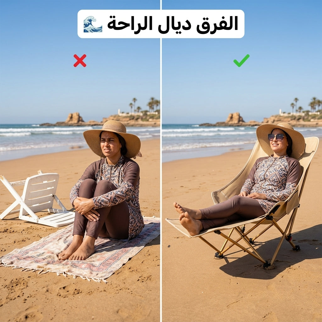 كرسي الراحة 2 في 1 — كرسي عادي + كرسي Relax