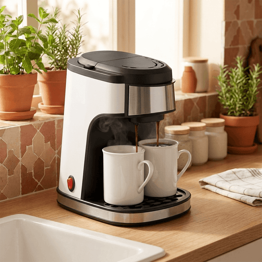 ماكينة قهوة صغيرة بجوج كيسان ☕ | خفيفة  قهوة سخونة فدقائق